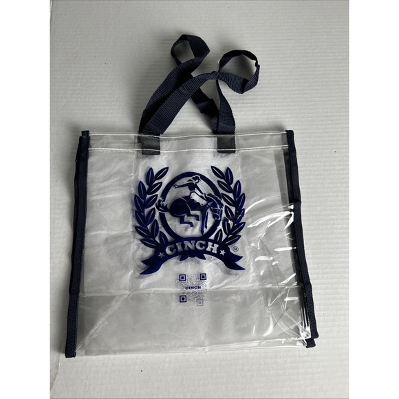 Cinch Clear stadium‎ Tote Bag 12x12 - Picture 1 of 4